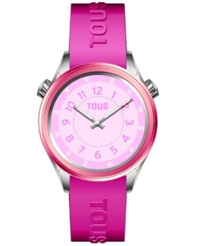 Tous Reloj Mini Self Time 200358050 silicona rosa