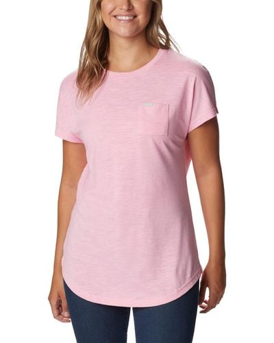 Columbia Cades Cape Tee T-Shirt - Pink