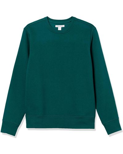 Amazon Essentials Fleece-Sweatshirt mit Rundhalsausschnitt - Grün