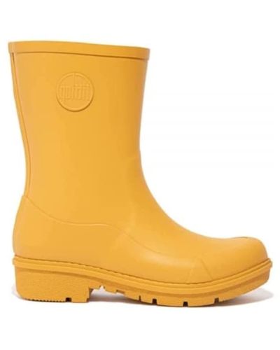 Fitflop Wonderwelly Short Ankle Boot - Yellow