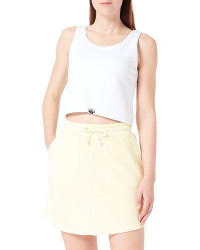 GANT Sunfaded Skirt SWEATROCK - Weiß