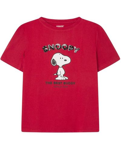 Springfield T-shirt Voor - Roze