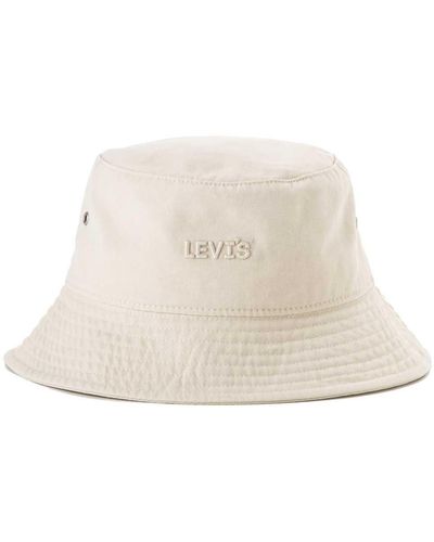 Levi's Headline Logo Bucket HAT - Natur