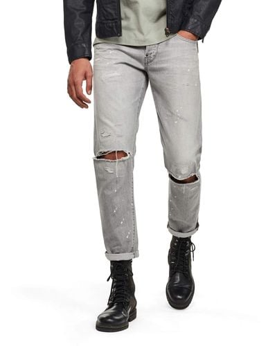 G-Star RAW S 3911 Alum Relaxed Tapered Jeans - Grau