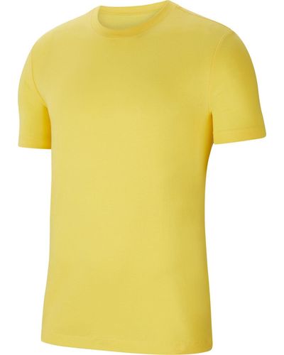 Nike M Nk Park20 Ss Tee T-shirt - Yellow