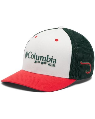 Columbia Pfg Mesh Snap Back Ball Cap in Black