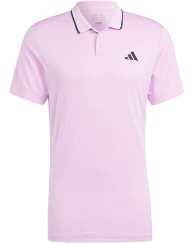 adidas Tennis Freelift Polo Shirt - Pink