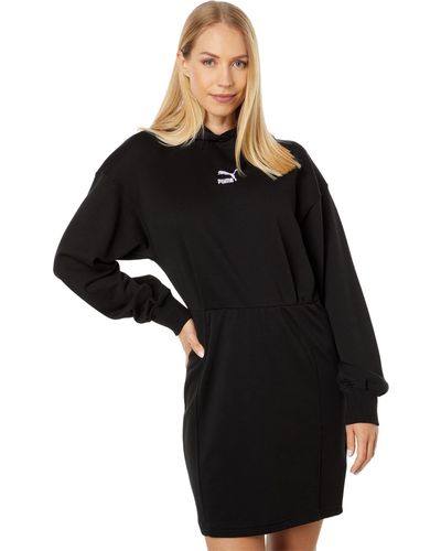 PUMA Womens Classics Hooded Dress - Black