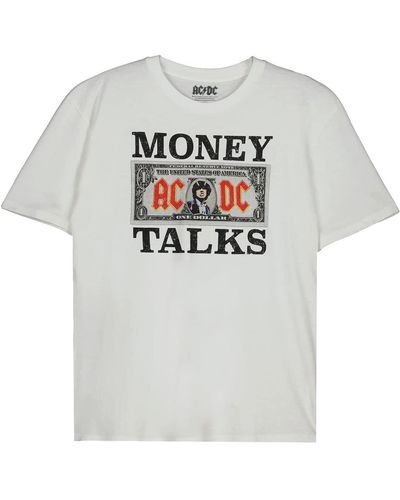 Springfield Ac/dc Money Talks T-shirt - Grijs