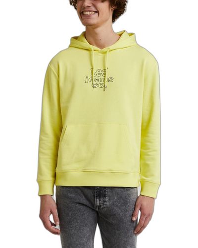 Lee Jeans Seasonal Logo Hoodie Sweatshirt - Gelb