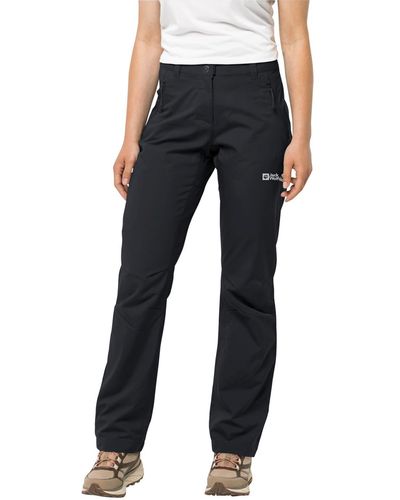 Jack Wolfskin Active Track Trousers W Hiking Trousers - Blue