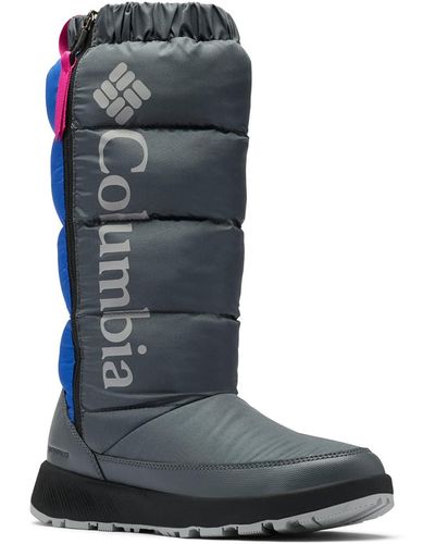 Columbia Paninaro Omni-heat Tall Snow Boot - Blue