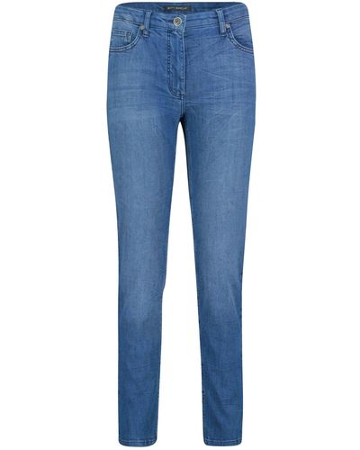 Betty Barclay Basic-Jeans mit Waschung Blau,48