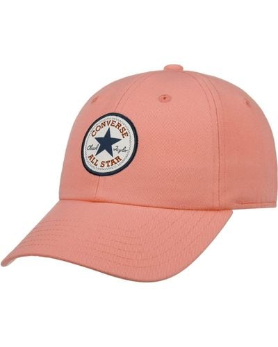 Converse Mütze Kappe Core Classic Baseball Cap Baumwollcap Basecap - Pink
