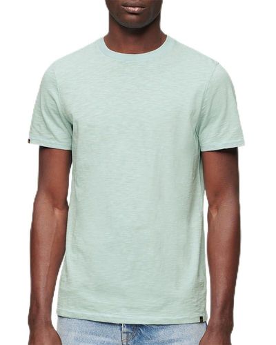 Superdry Slub Short Sleeve T-shirt S Green