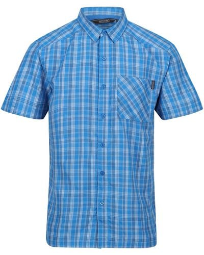 Regatta Kalambo Vii Short Sleeve Shirt S - Bleu