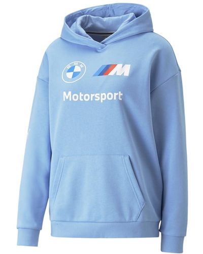 PUMA BMW M Motorsport Essentials Logo Hoodie - Blau