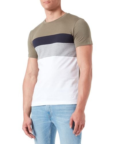 Geox M T-Camicia T-Shirt - Bianco