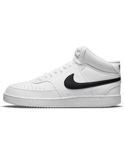 Nike Court Vision Mid Sneaker - Weiß