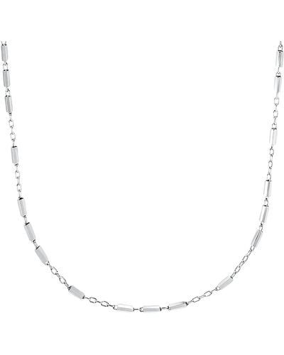 S.oliver Halskette 925 Sterling Silber Halsschmuck - Weiß