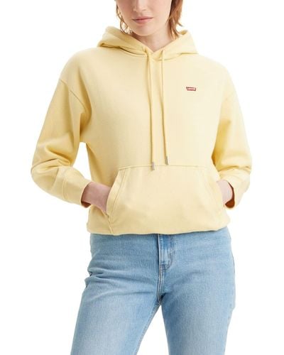 Levi's Hoodie Cappuccio Non Grafica - Blu