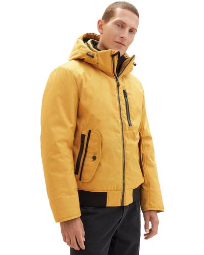 Herren-Jacken von Tom Tailor in Gelb | Lyst DE | Jacken