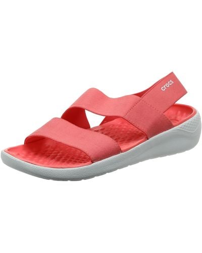 Crocs™ Literide Stretch Sandals - Red