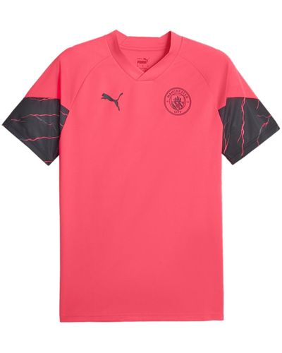 PUMA T-Shirt Manchester City Fußball-Trainingstrikot - Pink