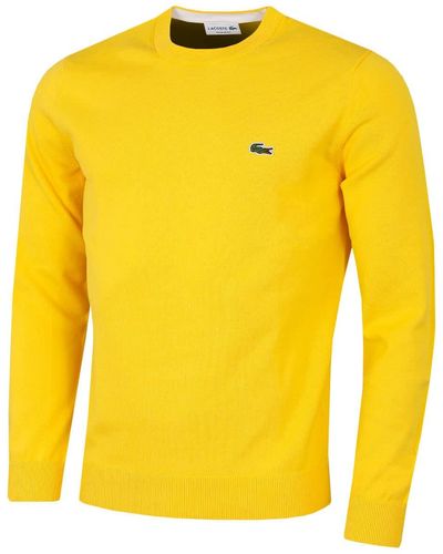 Lacoste Ah1985 Jumpers - Yellow