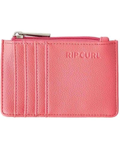Rip Curl Portafoglio Ripcurl Essentials Mini Card Wallet Coral - Rosa