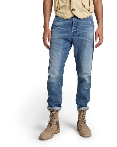 G-Star RAW Grip 3d Relaxed Tapered Jeans - Blue