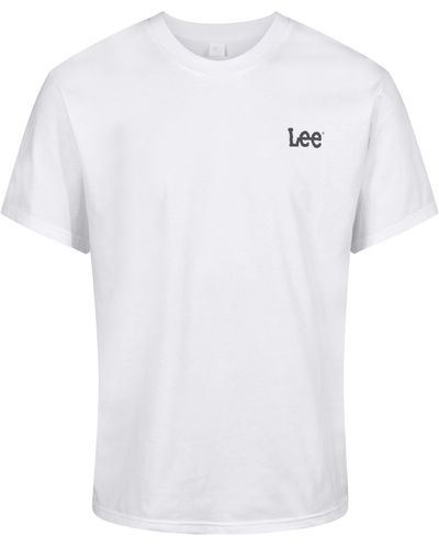 Lee Jeans S Cotton T Shirt Standard Fit T-Shirt - Weiß