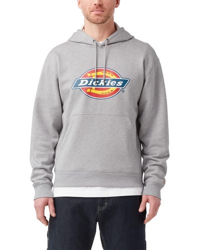Dickies Big & Tall Tricolor Dwr Pullover Fleece - Gray