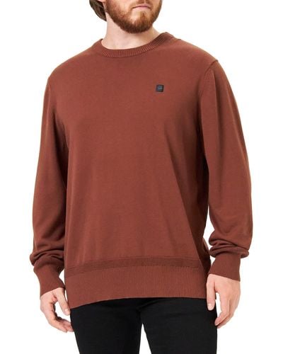 G-Star RAW Premium Core R Knit Pullover Sweater - Rood