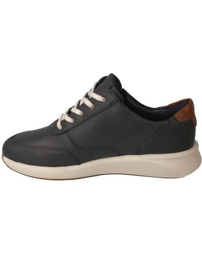 Clarks Un Rio Zip Sneaker - Schwarz