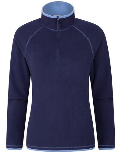 Mountain Warehouse Atmungsaktiver Fleece-Pullover für - Blau