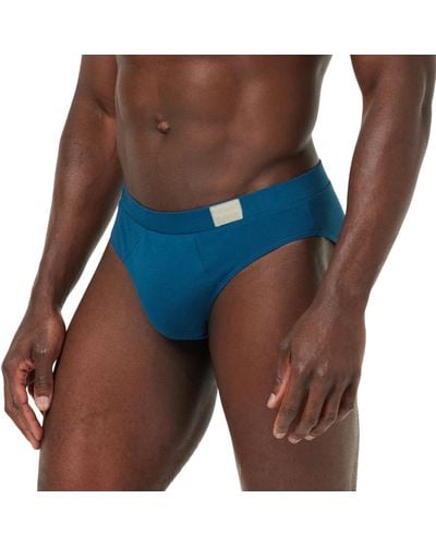 Sloggi Men Go Natural Brief C2p Underwear - Blue