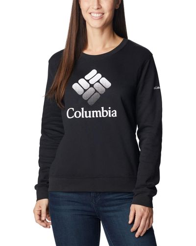 Columbia Trek Graphic Crew Sweater - Black