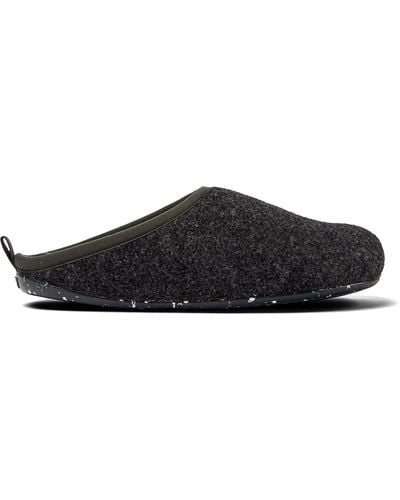 Camper Wabi 18811 Felt Slippers Shoes - Gray