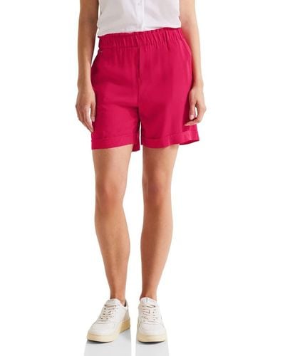 Street One A376627 Paperbag Shorts - Rot