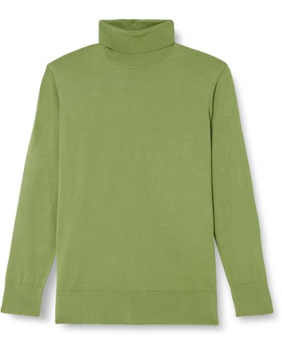 S.oliver Rollkragen Pullover Green - Grün