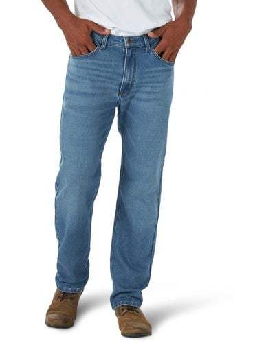 Wrangler Jeans Regular Fit Free-to-Stretch - Blu