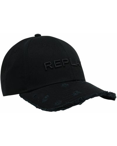 Replay Cappellino nero con logo