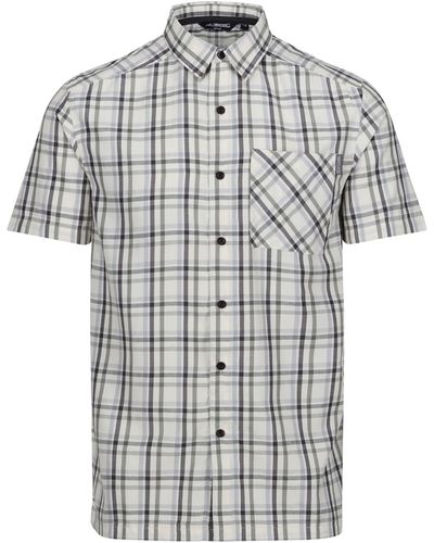 Regatta Mindano Viii Kurzarm-Shirt Kurzärmeliges Hemd - Grau