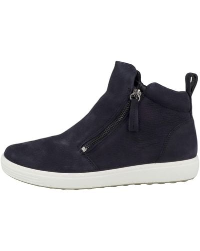 Ecco Soft 7 W Ankle Boots - Blue