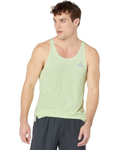 adidas Own The Run Singlet - Grün