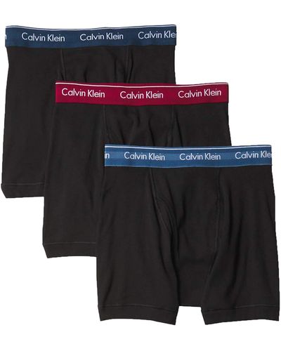 Calvin Klein Boxershorts aus 100% Baumwolle Retroshorts - Schwarz