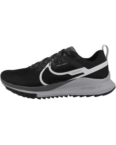 Nike React Pegasus Trail 4 S Running Trainers Dj6158 Trainers Shoes - Black
