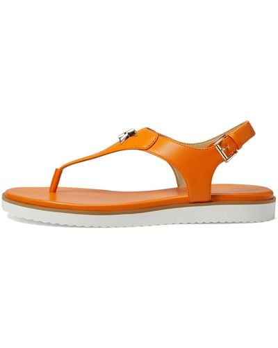 Michael Kors Jilly Flat Sandal - Orange