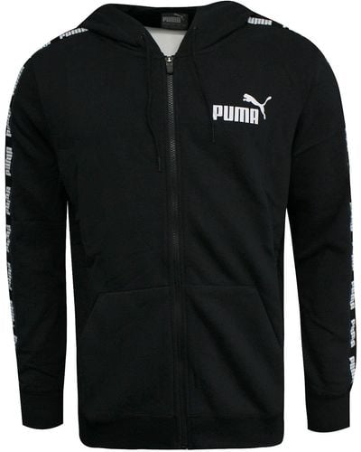 PUMA Power Rebel S Track Jacket Sweat S Zip Up Track Tops 594007 01 A56b Black